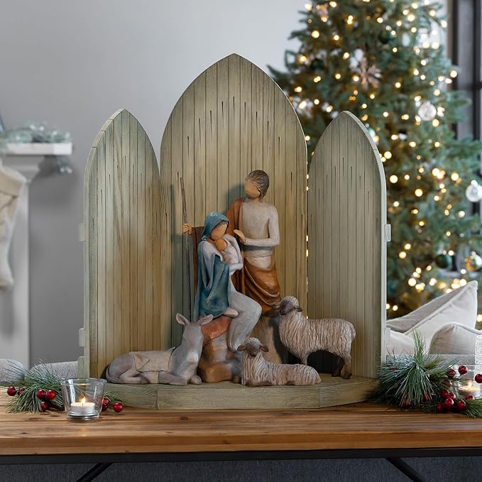 The Christmas Story Nativity Set – Complete Keepsake Display detail view for meaningful Christmas keepsake display
