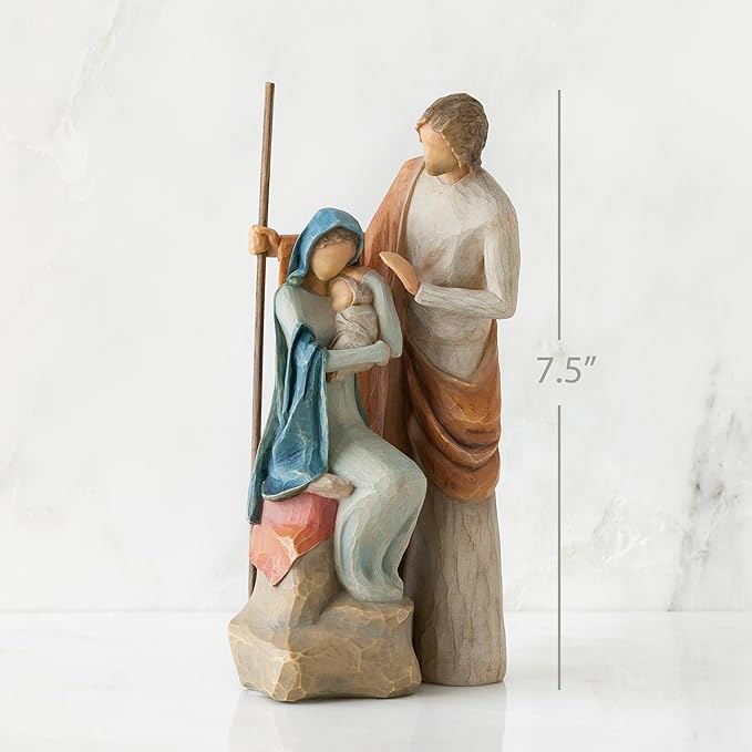 The Holy Family figurine as a small Nativity keepsake display